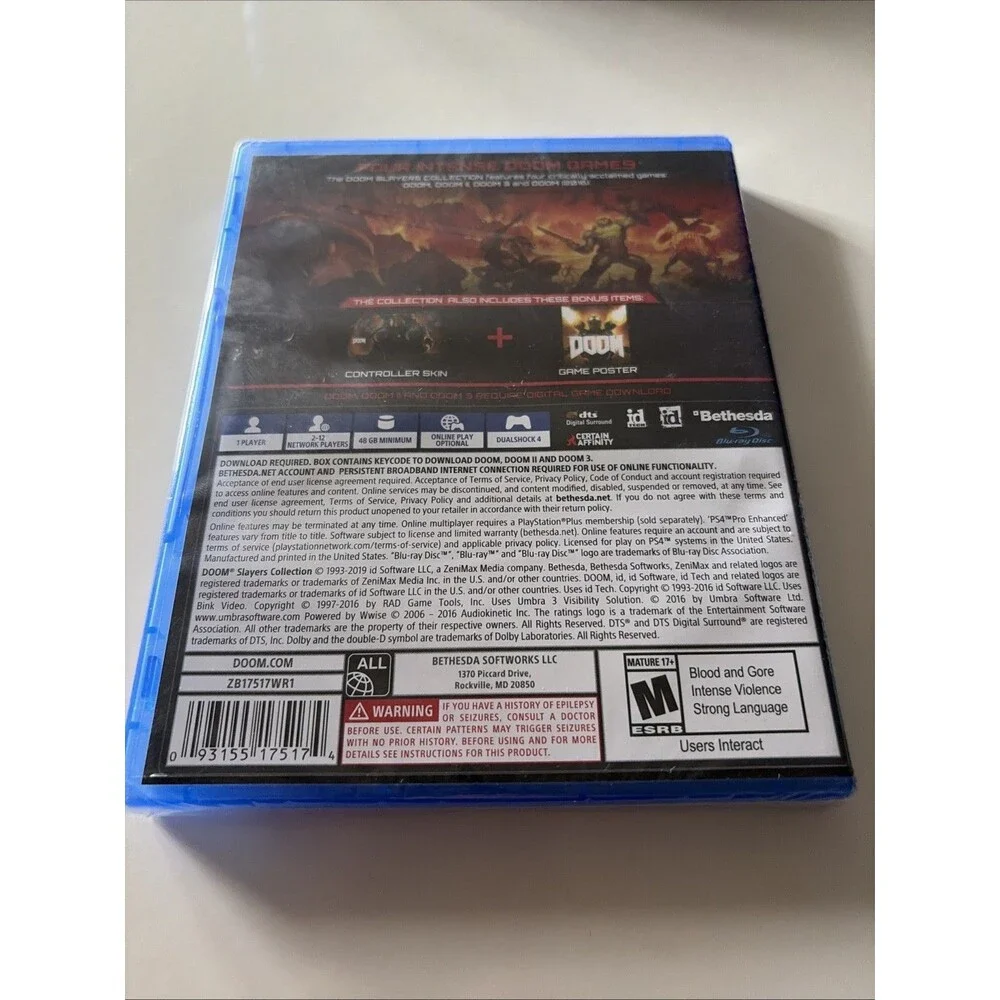 Doom Slayers Club Collection - Sony PlayStation 4 *NEW SEALED*